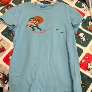 Paul Frank Light Blue Kids Tee with Fun Graphic